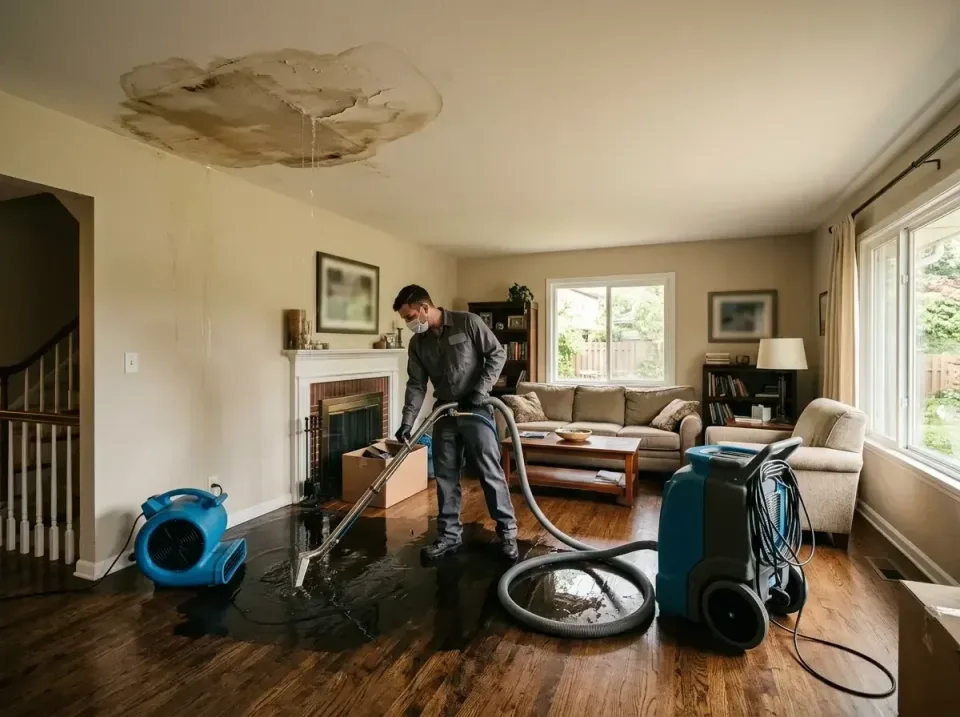 attic-pipe-burst-ceiling-drip-008 — frequently asked questions, Water Damage Restoration & Carpet Care in Wellington, FL